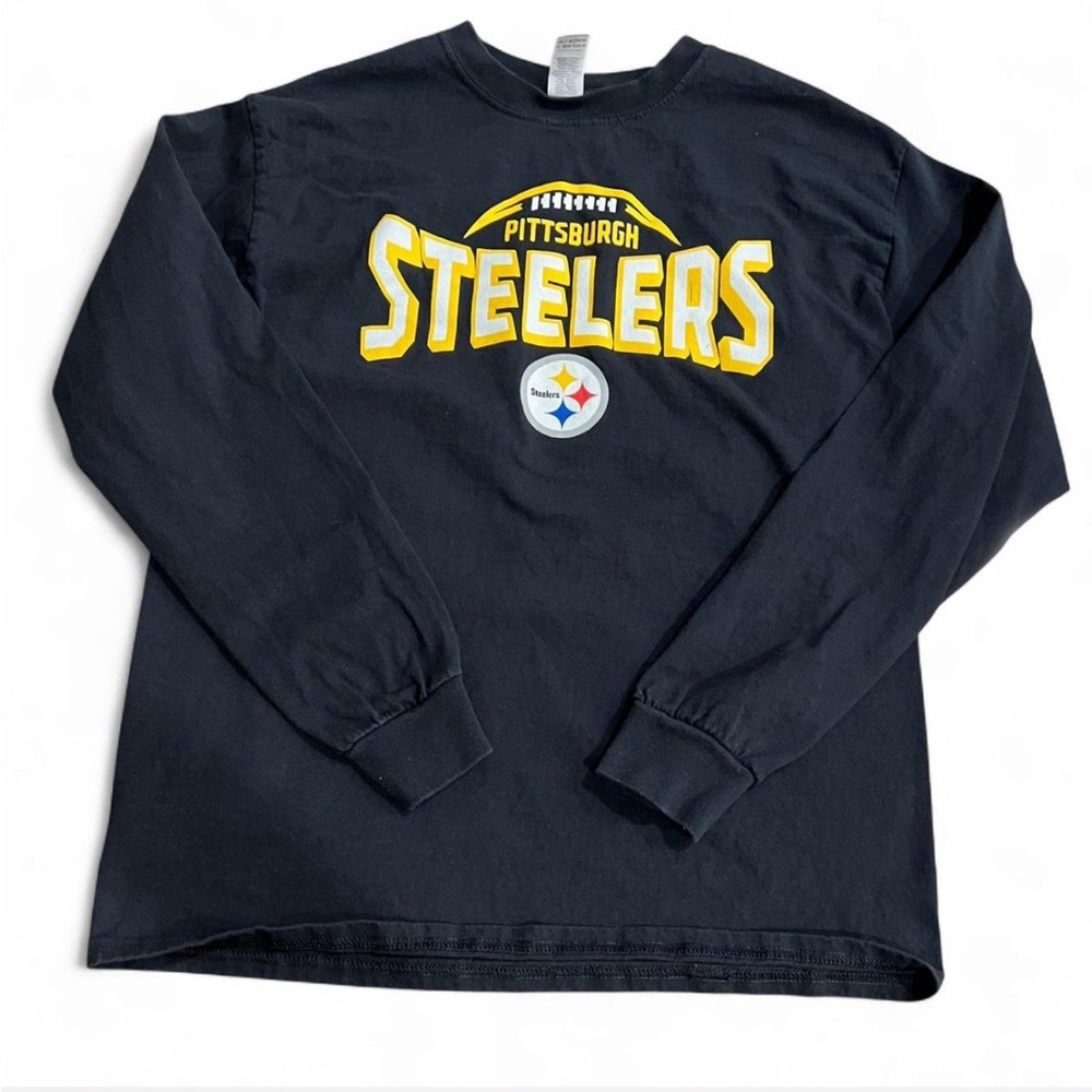 Pittsburgh Steelers Black Long Sleeve Shirt M